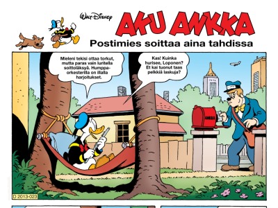 37001 Postimies soittaa aina tahdissa