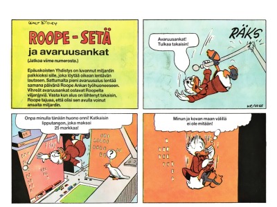 Roope-setä ja avaruusankat