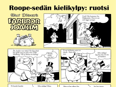 Roope-sedän kielikylpy: ruotsi