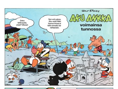 Aku Ankka voimansa tunnossa