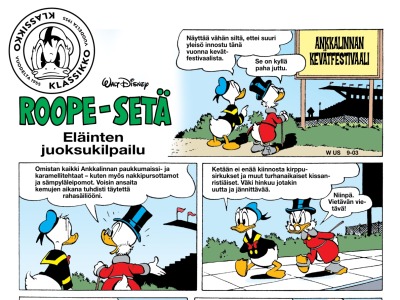 Eläinten juoksukilpailu