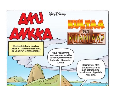 Kultaa vai kunniaa?