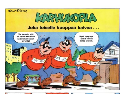 17283 Joka toiselle kuoppaa kaivaa...