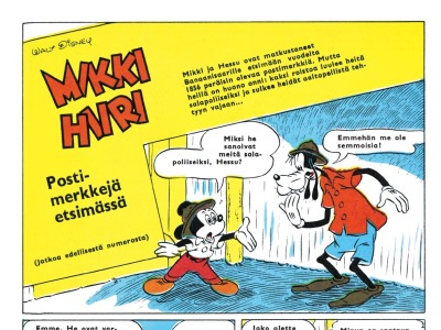 Mikki Hiiri postimerkkejä etsimässä