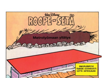 Metrotyömaan yllätys