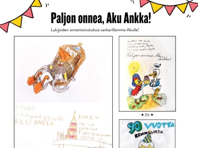 Paljon onnea, Aku Ankka