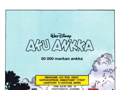 50 000 markan ankka