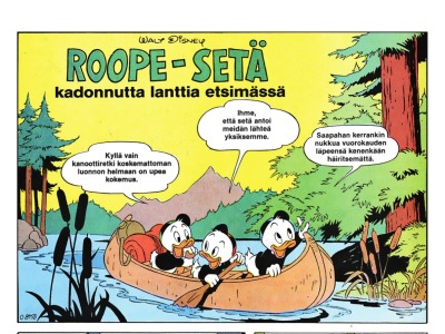 Roope-setä kadonnutta lanttia etsimässä