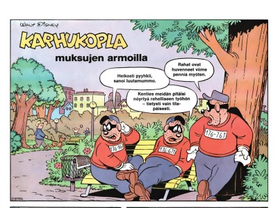 Karhukopla muksujen armoilla