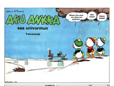 Aku Ankka saa univormun