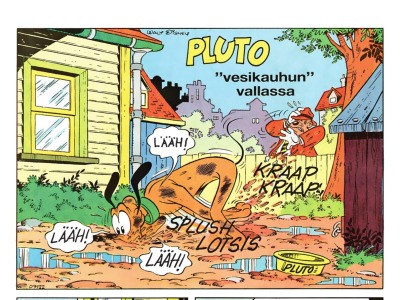 Pluto "vesikauhun" vallassa