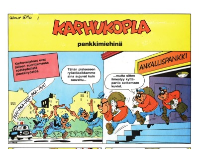 Karhukopla pankkimiehenä