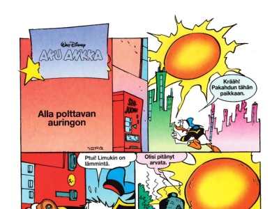 Alla polttavan auringon