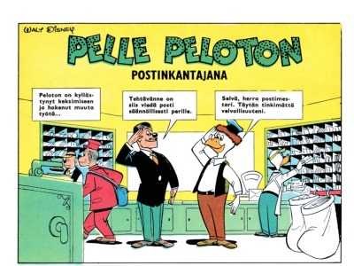 Pelle Peloton postinkantajana