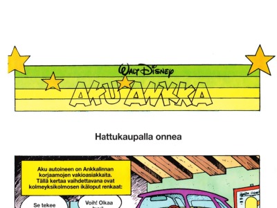 Hattukaupalla onnea