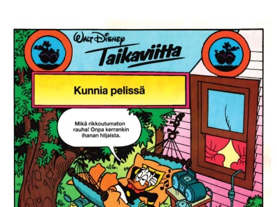 Kunnia pelissä