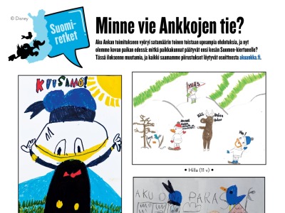 Minne vie Ankkojen tie?