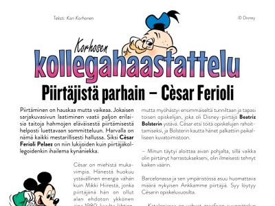 Piirtäjistä parhain – Cèsar Ferioli