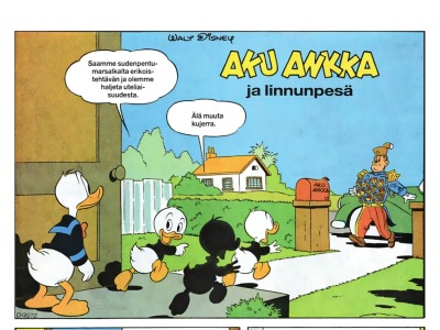 Aku Ankka ja linnunpesä