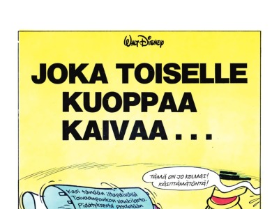 Joka toiselle kuoppaa kaivaa...