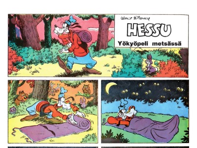 Yökyöpeli metsässä