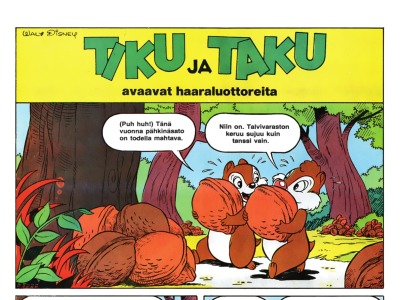 18031 Tiku ja Taku avaavat haaraluottoreita