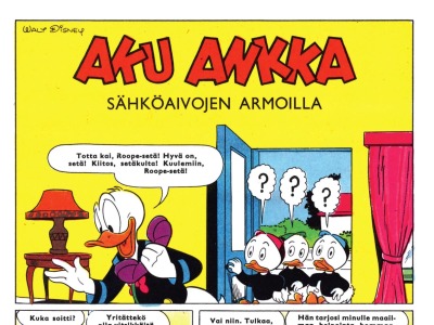 Aku Ankka sähköaivojen armoilla