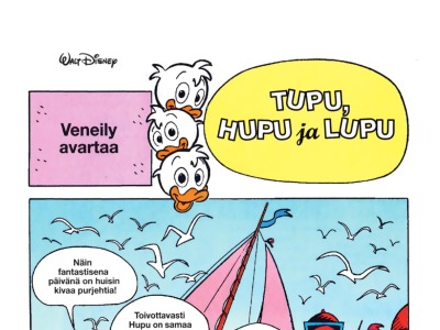Veneily avartaa