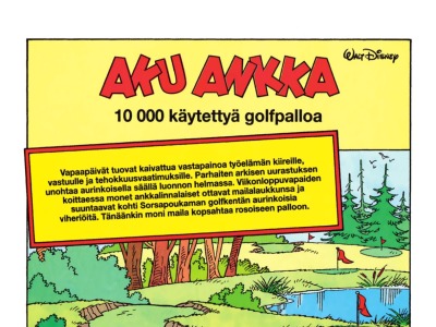 28155 10 000 käytettyä golfpalloa