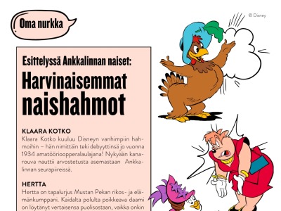 Harvinaisemmat naishahmot