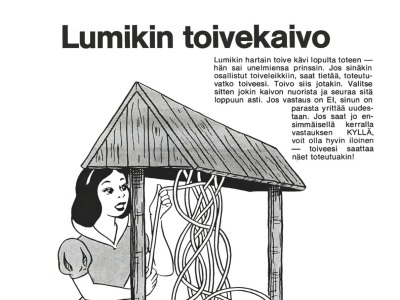 Puuha: Lumikin toivekaivo