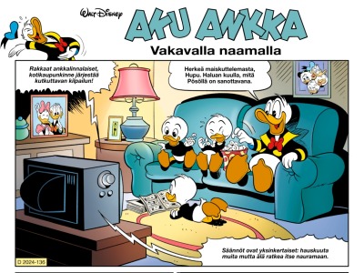 Vakavalla naamalla