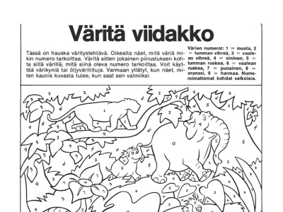 Puuha: Väritä viidakko