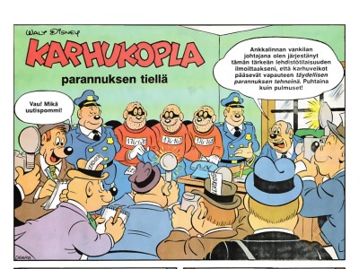 Karhukopla parannuksen tiellä