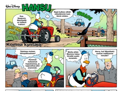 Komea kyntäjä