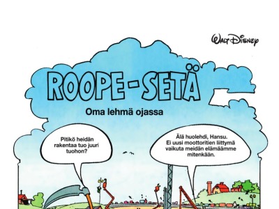 Oma lehmä ojassa