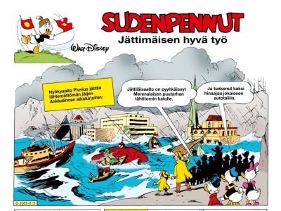 Jättimäisen hyvä työ