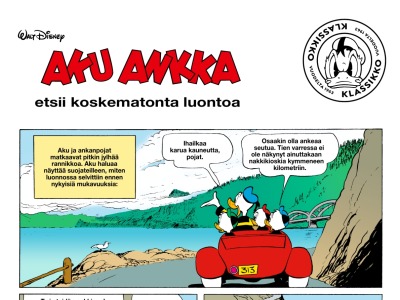 Aku Ankka etsii koskematonta luontoa