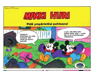 Pidä ympäristösi puhtaana!