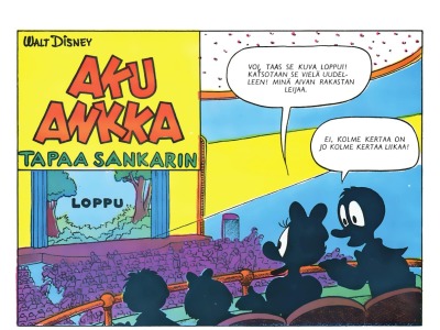 Aku Ankka tapaa sankarin