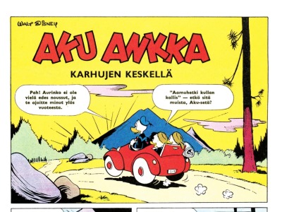 Aku Ankka karhujen keskellä