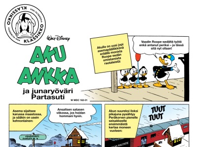 38676 Aku Ankka ja junaryöväri Partasuti