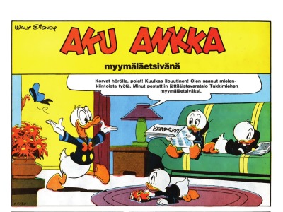 Aku Ankka myymäläetsivänä