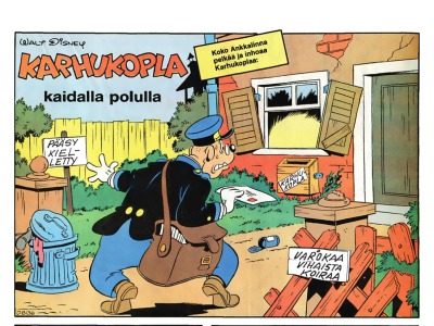 Karhukopla kaidallapolulla