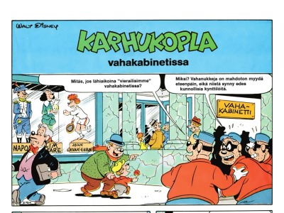 Karhukopla vahakabinetissa