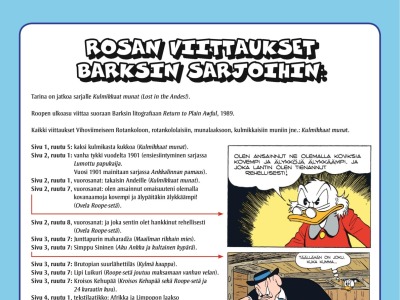 Andien kutsussa vilisevät viittaukset Barksin sarjoihin