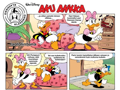 Aku Ankka laululintuna