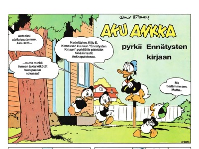 Aku Ankka pyrkii Ennätysten kirjaan