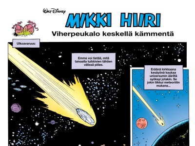 Viherpeukalo keskellä kämmentä
