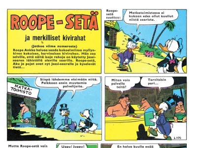 Roope-setä ja merkilliset kivirahat